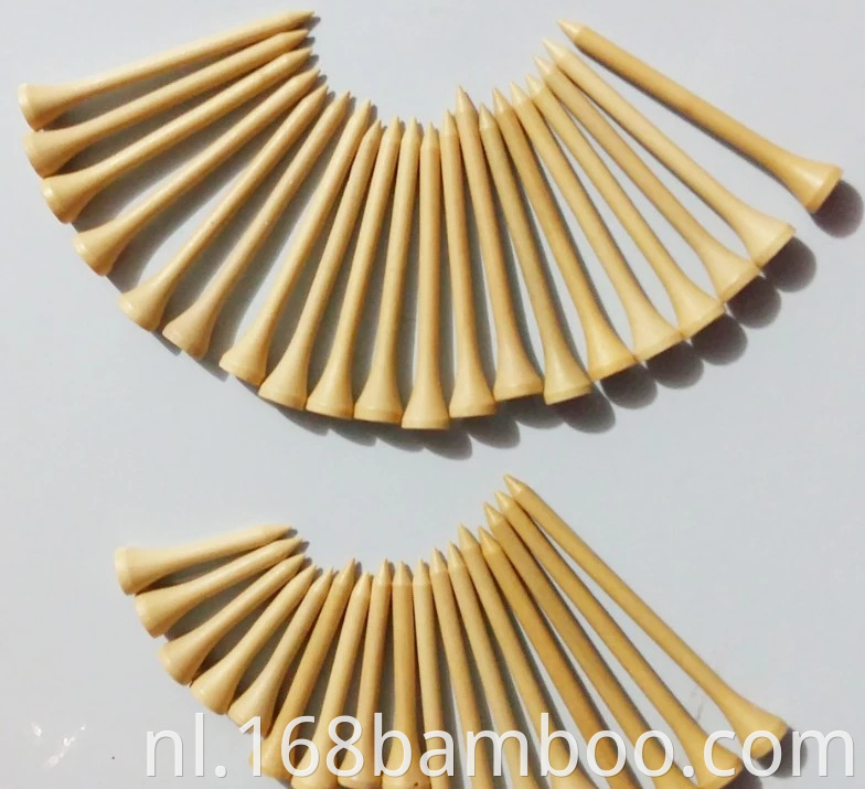 Natural bamboo golf tee